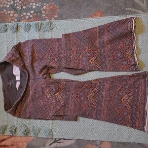 PRANA Flared Leg Leggings. Hemp, Cotton, and Spandex. Size Medium